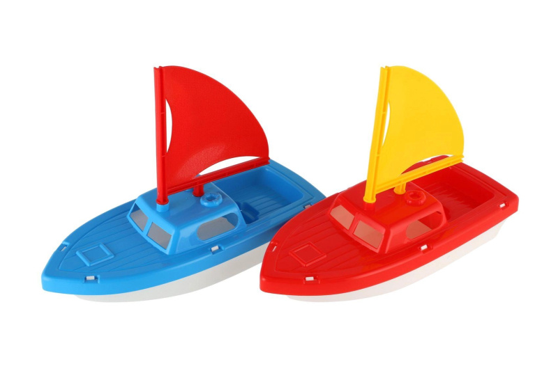 plastová plachetnice do vody pro děti 12 × 21 cm, 2 barvy