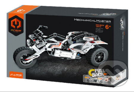 Stavebnice motorka iM.MASTER plast na zpětné natažení