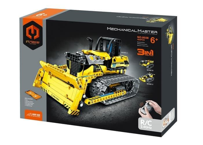 iM.MASTER programovatelná stavebnice 3v1 – RC stavební stroj, 452 dílků