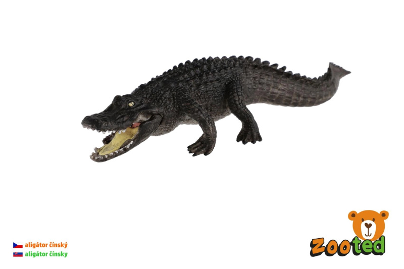Plastová figurka čínského aligátora 19 cm
