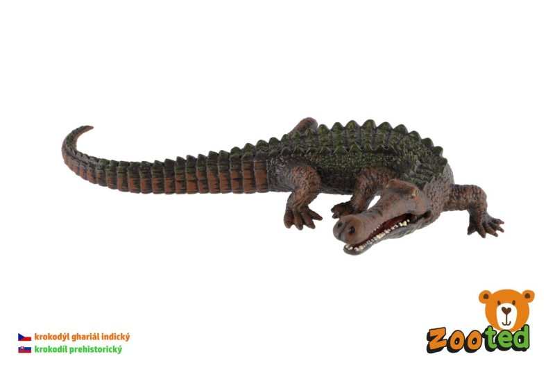 Plastová figurka gaviála indického 17 cm