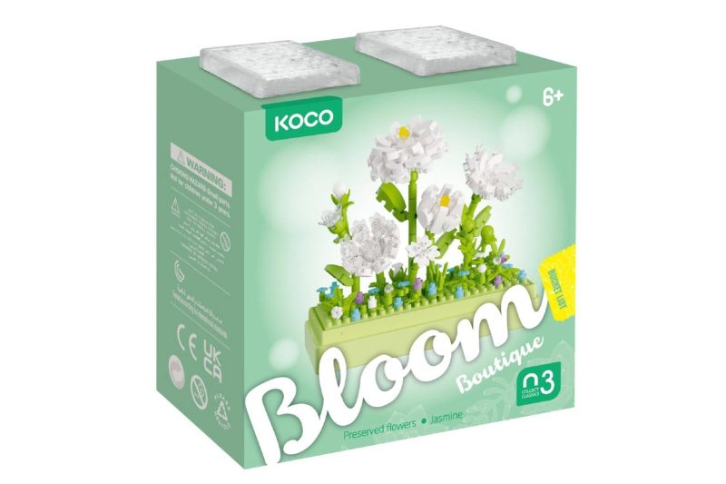 Stavebnice mini KOCO jasmín, 285 dílků