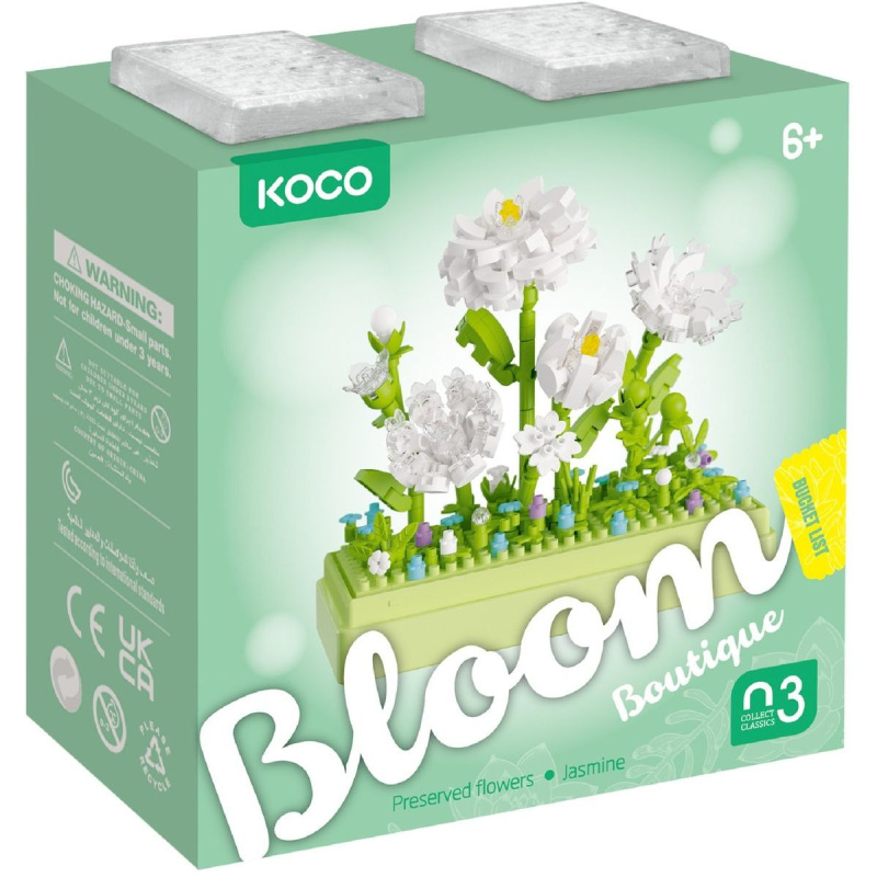 Stavebnice mini KOCO jasmín, 285 dílků