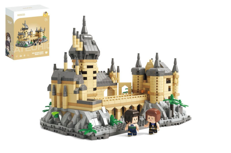 Stavebnice KOCO magický hrad, plast, 1132 ks