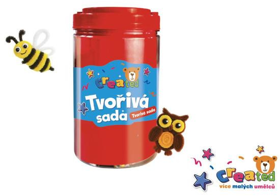 Tvořivá sada v plastové dóze 12 × 21 cm