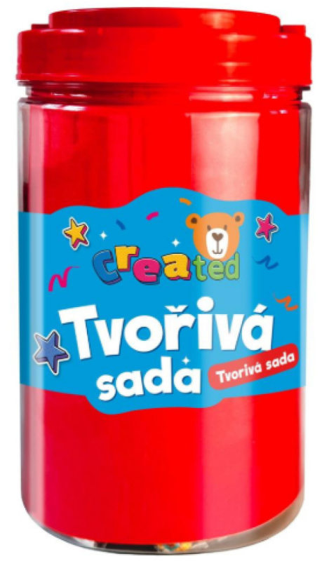 Tvořivá sada v plastové dóze 12 × 21 cm