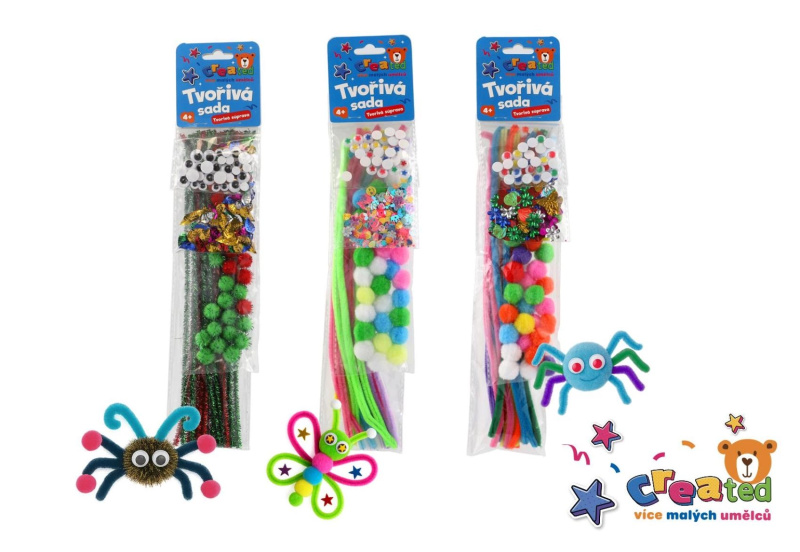 tvořivá sada pro děti – 5 druhů v sáčku 8 × 38 cm
