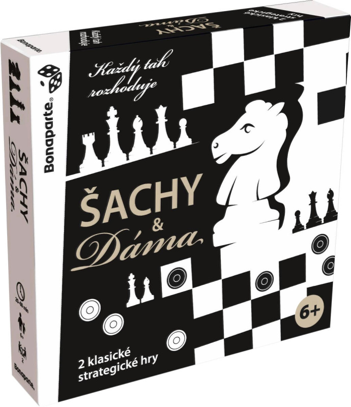 Bonaparte šachy a dáma 2v1