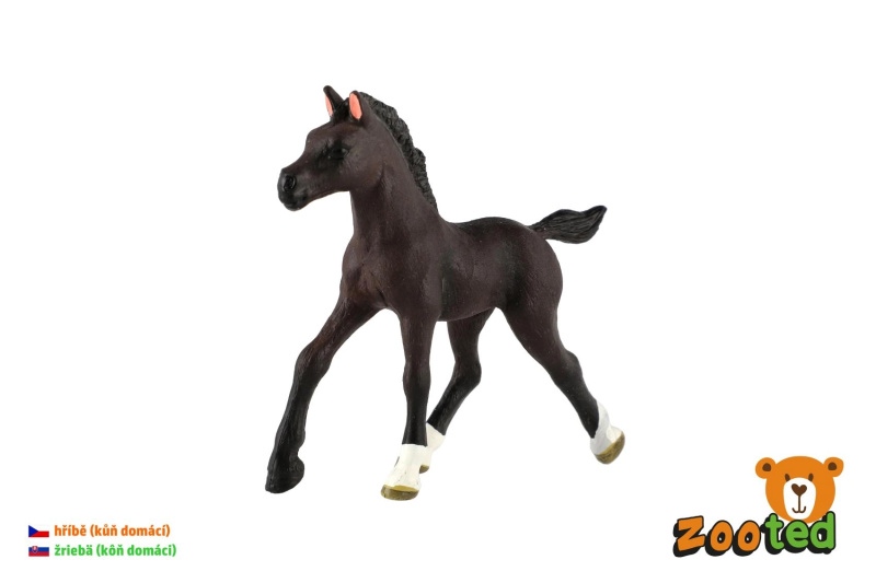 Hříbě domácího koně – plastová figurka 11 cm - 1 kus