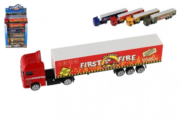 Teddies Auto kamion s návěsem 20 cm