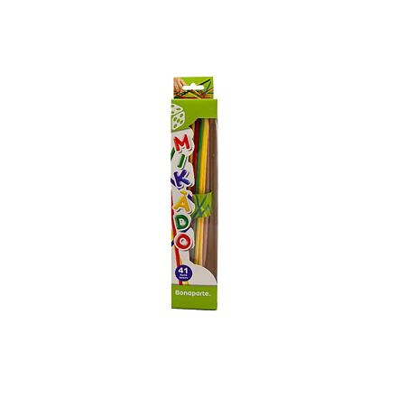 Mikádo společenská hra 41ks plast 24,5cm v plastovém pouzdru v krabičce 5,5x30x5,5cm