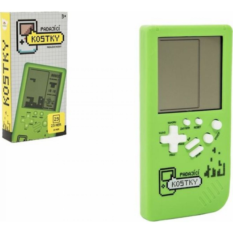 Digitální hra Padající kostky – Zelená