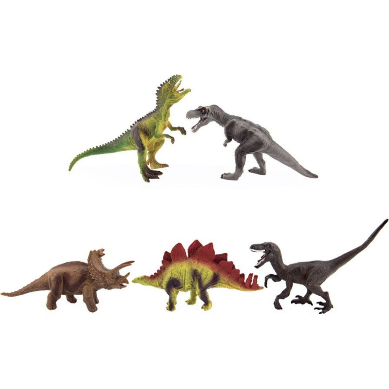 Teddies Dinosaurus plast 15-18cm 5ks v sáčku
