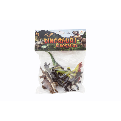 Teddies Dinosaurus plast 14-19cm 6ks v sáčku