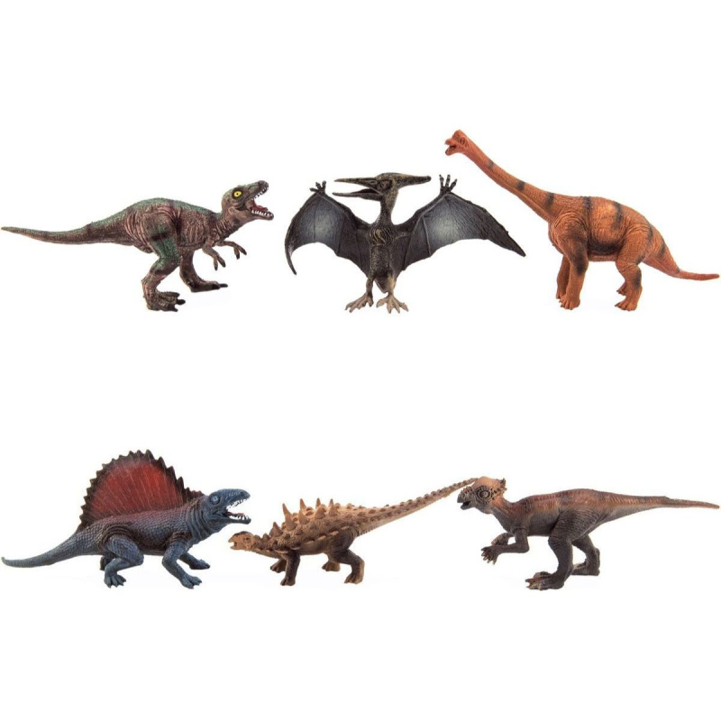 Teddies Dinosaurus plast 14-19cm 6ks v sáčku
