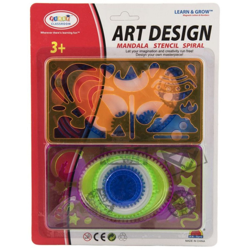 Inspiro pravítka šablony plast na kartě 23x29cm