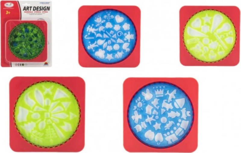 Inspiro šablony plast 16cm na kartě 22x29cm