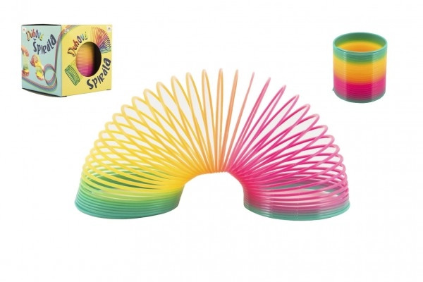 Teddies Spirála pružina duhová plast