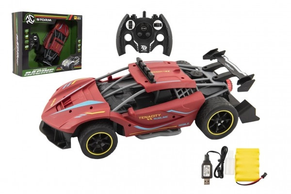 Auto RC Sport červené 33 cm 2,4 GHz na baterie + dobíjecí pack