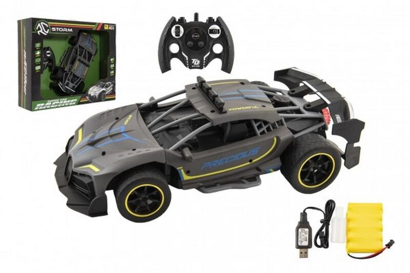 Auto RC Sport antracit 33cm 2,4GHz s dobíjecím packem