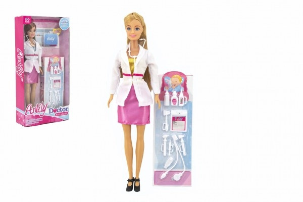 Teddies Panenka Anlily doktorka kloubová 30cm s doplňky
