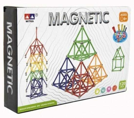 Teddies Magnetická stavebnice 120 ks