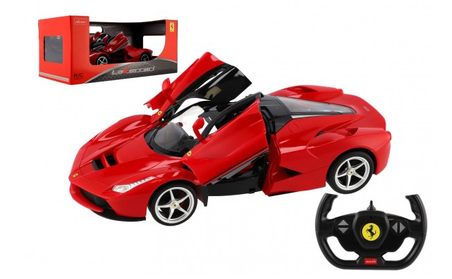 Auto RC LaFerrari plast 32cm 2,4GHz na dálk. ovládání na baterie v krab. 43x19x23cm