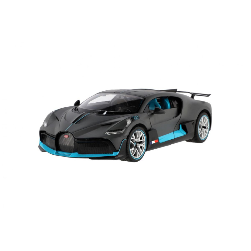 TEDDIES Auto RC buggatti divo šedé 32 cm