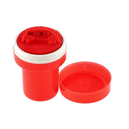Teddies Razítka samotiskací Moje první auta plast 10ks 2 5x4cm na kartě