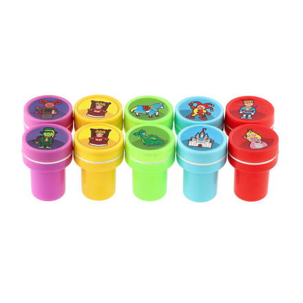 Teddies Razítka samotiskací Moje první pohádky plast 10ks 2 5x4cm na kartě