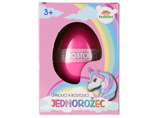 Vejce líhnoucí a rostoucí jednorožec v krabičce