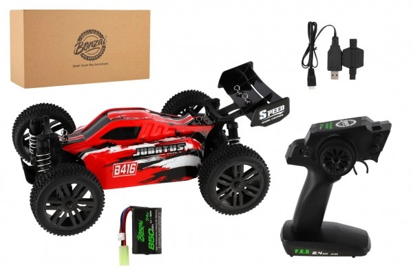 Bonzai Auto RC Buggy Jubatus B416 terénní 4WD červené 2,4GHz RTR 1:14