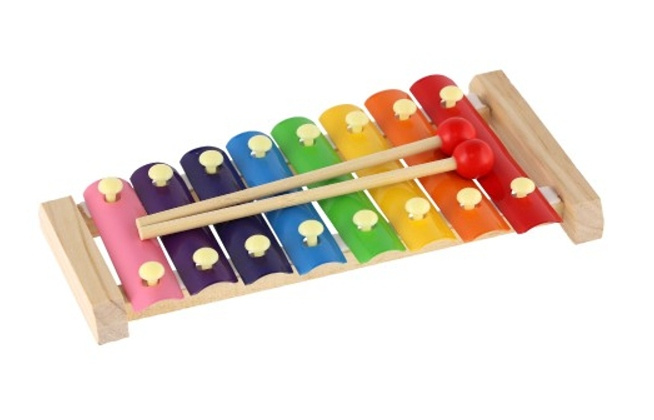 Teddies Xylofon 24 cm s paličkami