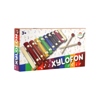Teddies Xylofon 24 cm s paličkami