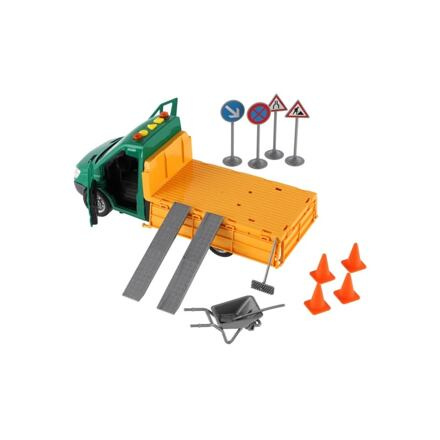 Bruder 2572 MB unimog pro zimní práce s radlicí