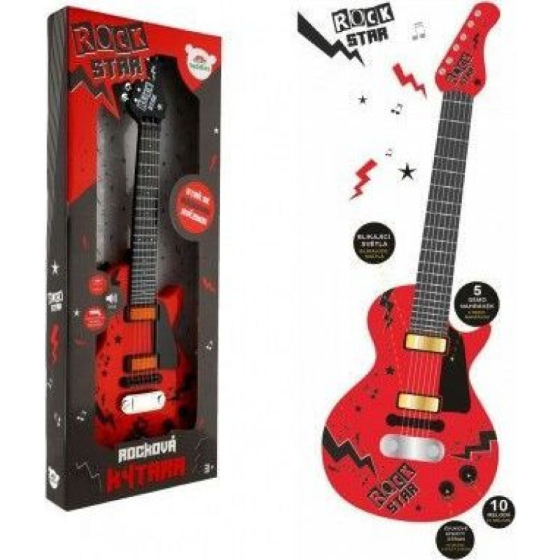 Teddies Kytara elektrická ROCK STAR 58 cm