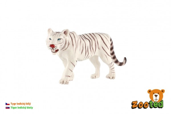 ZOOted Tygr indický bílý zooted plast 14cm