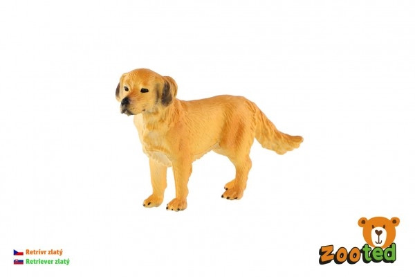 ZOOted Retrívr zlatý pes domácí zooted plast 10cm