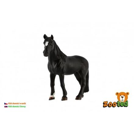 ZOOted Kůň domácí vraník zooted plast 13cm