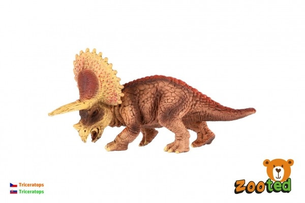 ZOOted Triceratops malý zooted plast 14cm