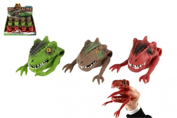 Teddies Maňásek dinosaurus 6xsilikon 8 cm