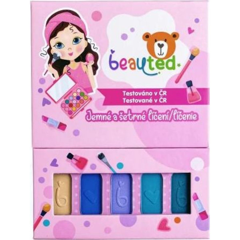 beauted Dětská sada líčení beauted paletka se zrcátkem na magnetické zavírání