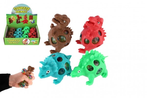 Teddies Dinosaurus antistresový mačkací sliz 7x5cm 4 barvy