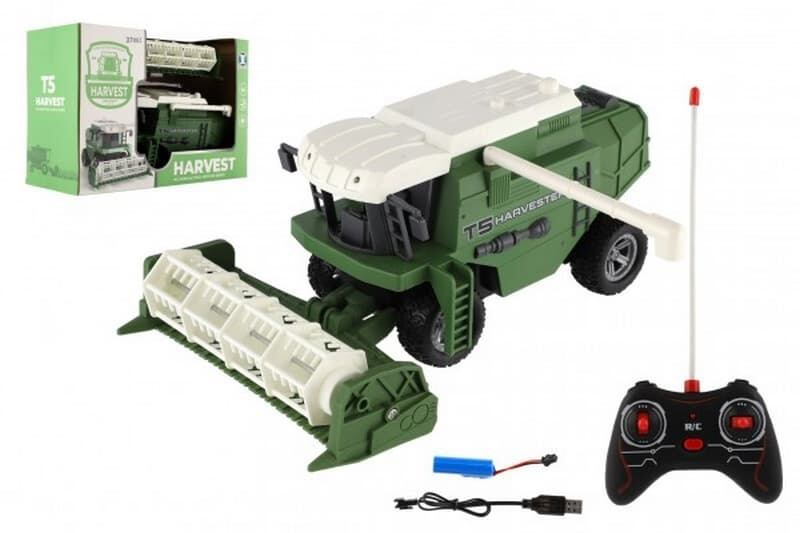 Kombajn/Řezačka RC plast 22cm 27MHz na baterie + dobíjecí pack