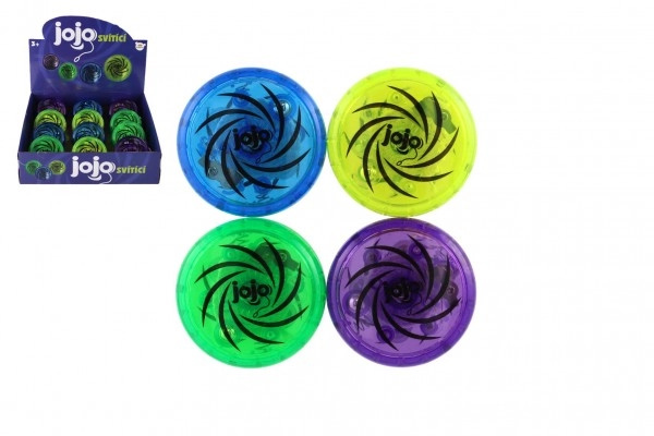 Teddies Jojo plast 6cm svítící na baterie 4 barvy 1 ks