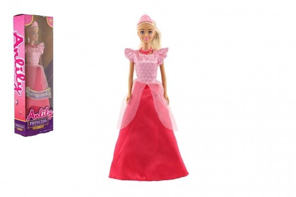 Teddies princezna Anlily plast 28cm červená