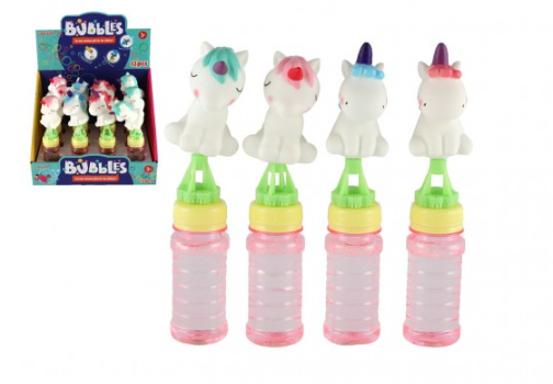 Bublifuk jednorožec 18cm 4 barvy