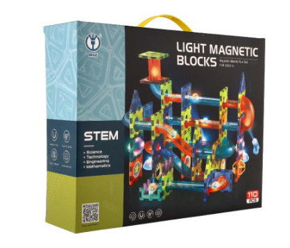 Teddies Kuličková dráha magnetická 110ks