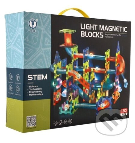 Teddies Kuličková dráha magnetická 110ks