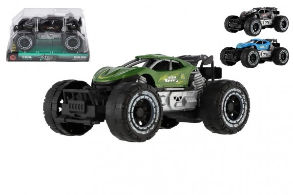 Teddies Auto OFF-ROAD plast 10x16cm na setrvačník 3 barvy v blistru